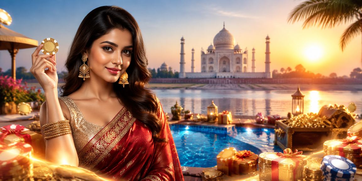 Live casino dealer hosting vibrant game session