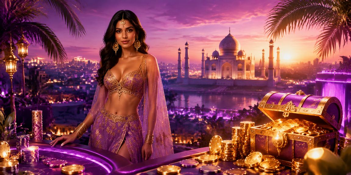 Mobile slots game alongside night scene of IPL cricket